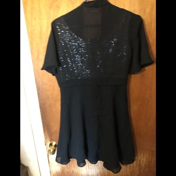 BLACK and silver dress size 10 - Picture 8 of 8